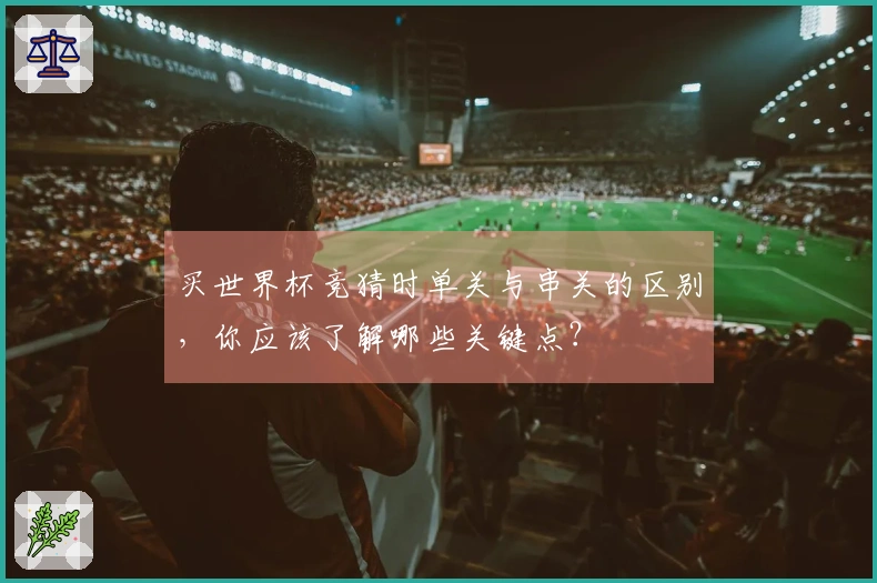 买世界杯竞猜时单关与串关的区别，你应该了解哪些关键点？