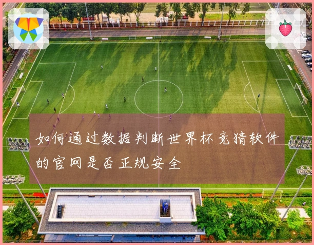 如何通过数据判断世界杯竞猜软件的官网是否正规安全